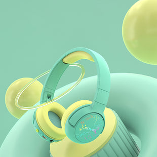 Lenyes LKH30 Bluetooth 5.3 Çocuk Kulaklığı, RGB Işık Efekti, Ses Sınırı ve 20 Saat Pil Ömrü