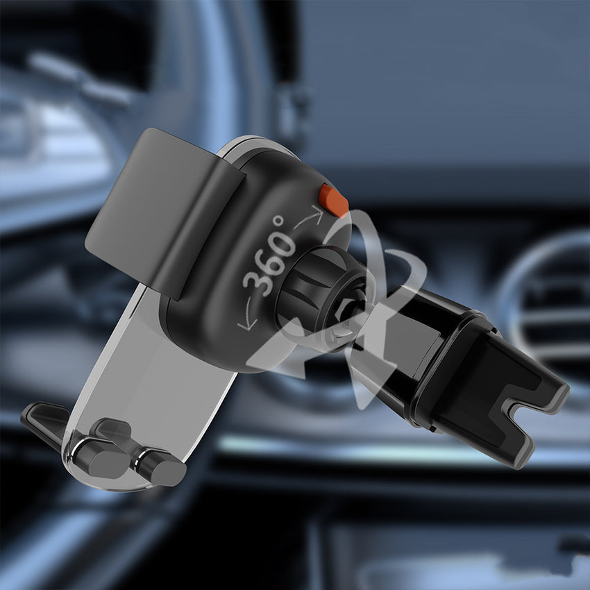 Lenyes CR143 360 Derece Dönebilen Havalandırma Tasarım Araç İçi Telefon Tutucu