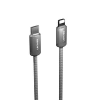 LC527 Spiral Magnetik Örgülü Tasarım Type-C to Lightning Hızlı Şarj Özellikli Data ve Şarj Kablosu 27W 1M