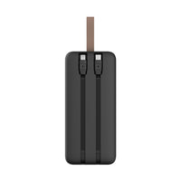 Lenyes PXD487D Dijital LED Göstergeli Type-C ve Lightning Kablolu Askılı Powerbank 22.5W 40.000mAh