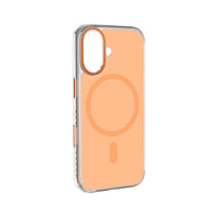 Lenyes Apple iPhone 17 Kılıf M-Safe Şarj Özellikli Metal Kamera Çerçeveli Airbag Tasarımlı Lenyes CK221 Sert PC Kapak