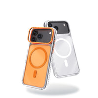 Lenyes Apple iPhone 17 Pro Max Kılıf M-safe Şarj Özellikli Metal Kamera Çerçeveli Airbag Tasarımlı Lenyes CK221 Sert PC Kapak