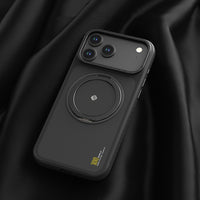 iPhone 17 Pro Max Kevlar Kılıf | M-Safe Metal Standlı Lenyes CK225