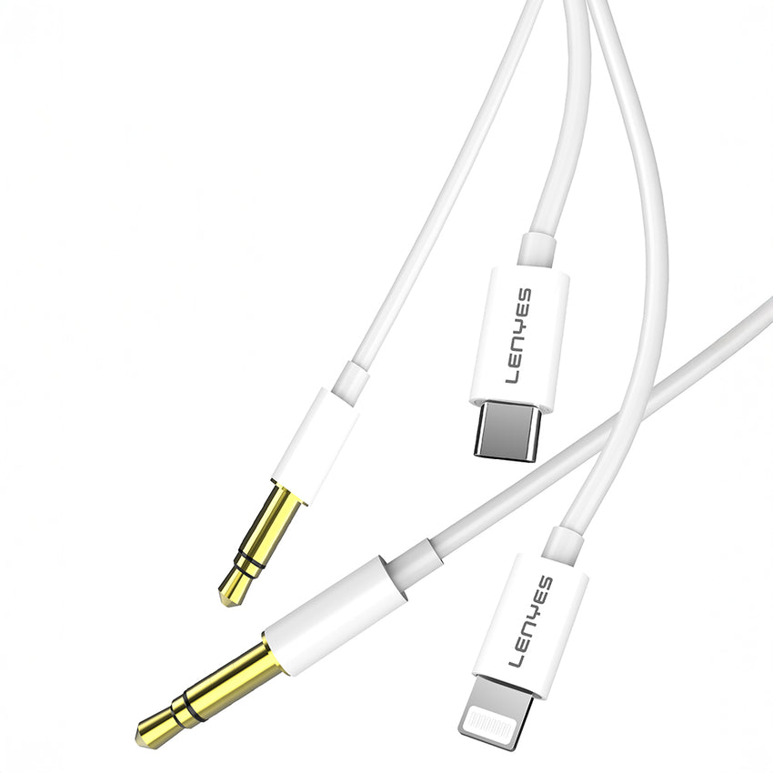 Lenyes AX106 | Lightning to 3.5mm AUX Audio Kablo 1M
