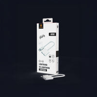 Lenyes AX92 | Lightning to Lightning 2in1 Şarj ve Kulaklık Dönüştürücü Adaptör