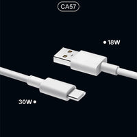 Lenyes CA57 | Hızlı Şarj Özellikli Dual Type-C + USB-A Portlu 30W Mini Araç Şarj Aleti