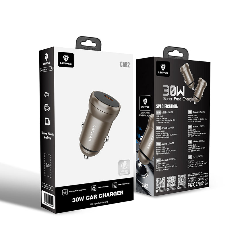 Lenyes CA62 Type-C PD Araç Şarj Aleti 30W