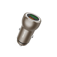 Lenyes CA64 Dual USB-A + Type-C PD Araç Şarj Aleti 30W