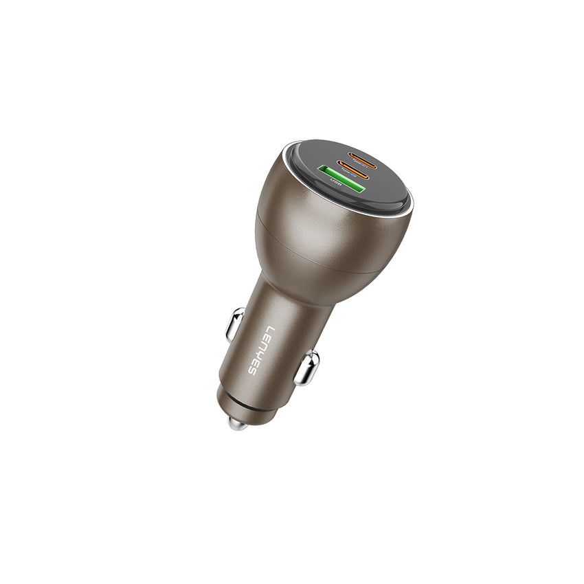 Lenyes CA66 Dual Type-C + USB-A PD Araç Şarj Aleti 95W