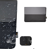 Lenyes LB503 Darbe Emici Su Geçirmez PU Cordura Kumaş 13-14” Laptop Çantası