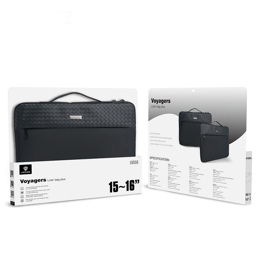 Lenyes LB556 Voyagers Serisi 1200D Su Geçirmez 15-16 inç Laptop Çantası