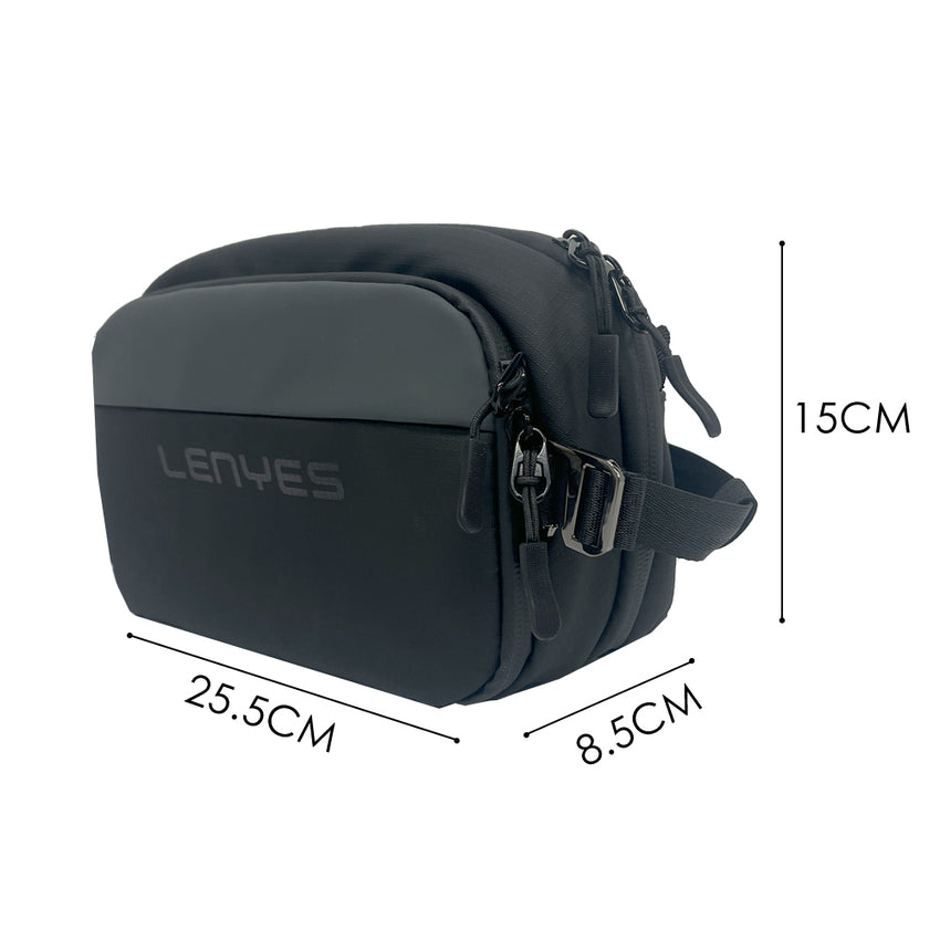 Lenyes LB561 Su Geçirmez Çapraz Vücut Askılı Aksesuar Çantası 25.5cm