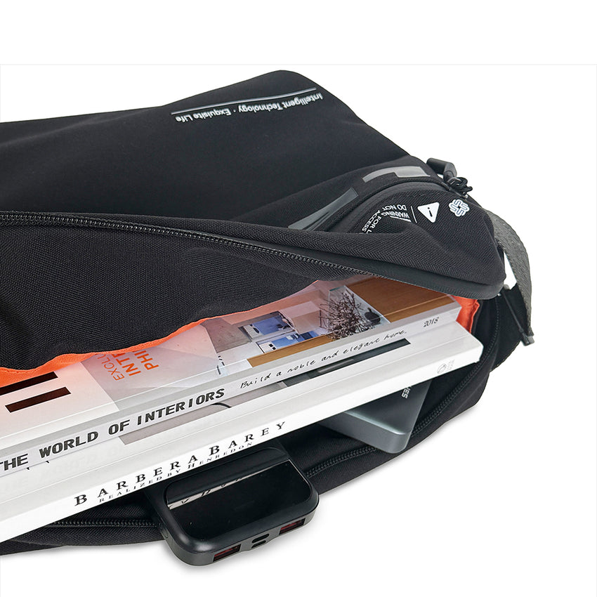 Lenyes LB594 Innovator Crossbody | Manyetik Tokalı 500D Su Geçirmez Kumaşlı Çapraz Vücut Çantası