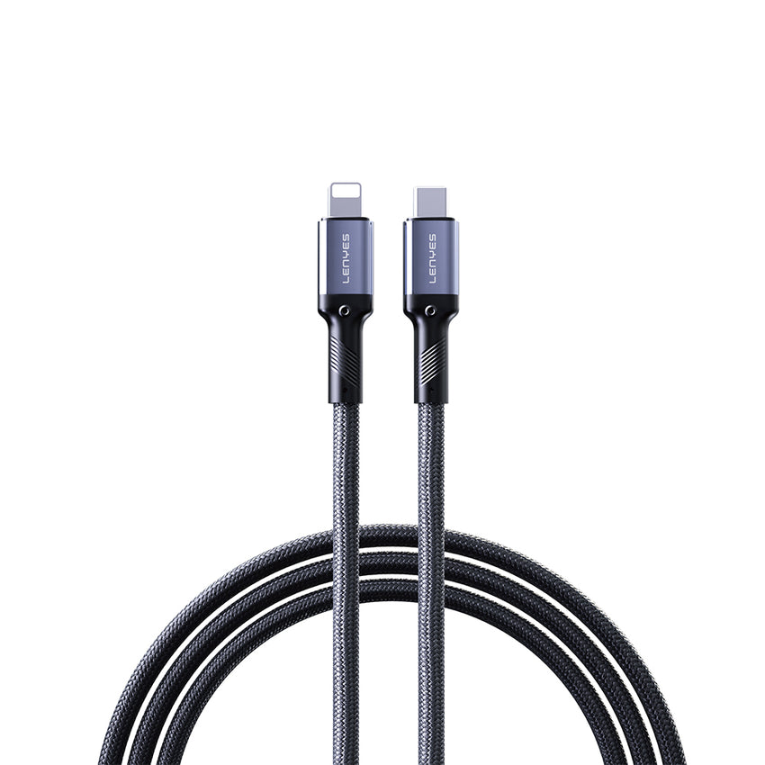 Lenyes Type-C to Lightning Kablo | LC509 30W PD Hızlı Şarj & Örgü Tasarım 1M