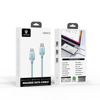 Lenyes Type-C to Type-C Kablo | LC536 60W PD Hızlı Şarj & Örgü Tasarım 1M