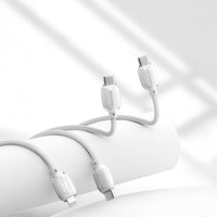 Lenyes Type-C to Type-C Kablo | LC536 60W PD Hızlı Şarj & Örgü Tasarım 1M