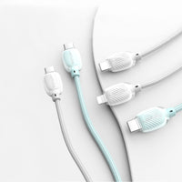 Lenyes Type-C to Type-C Kablo | LC536 60W PD Hızlı Şarj & Örgü Tasarım 1M