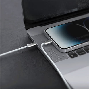 Lenyes LC551 | Type-C to Lightning 27W Örgü Tasarımlı Hızlı Şarj Kablosu 1M