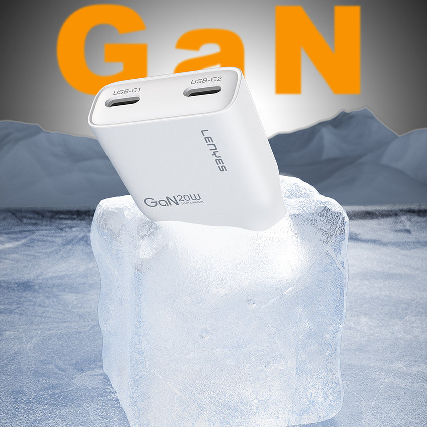 Lenyes LCH15 | Dual Type-C PD GaN Hızlı Şarj Başlığı 20W