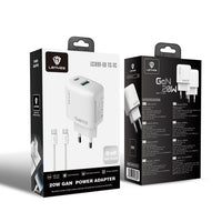 Lenyes LCH91-TC-TC | GaN Teknolojili Type-C to Type-C PD & USB Hızlı Şarj Seti 20W