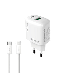 Lenyes LCH91-TC-TC | GaN Teknolojili Type-C to Type-C PD & USB Hızlı Şarj Seti 20W