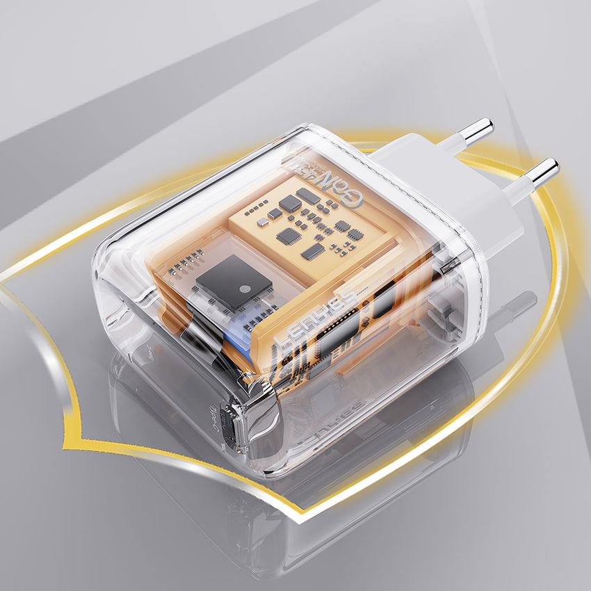 Lenyes LCH93 | Type-C ve USB GaN Teknolojili PD Hızlı Şarj Adaptörü 30W