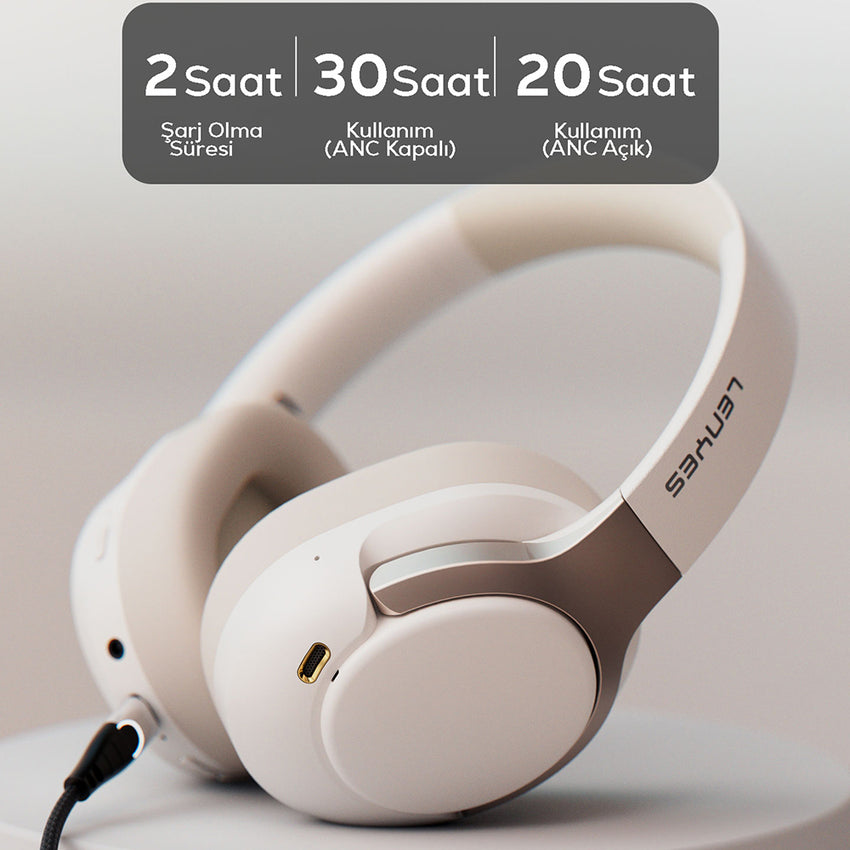 Lenyes LH29 | ANC Özellikli TWS Kulak Üstü Bluetooth Kulaklık v5.4