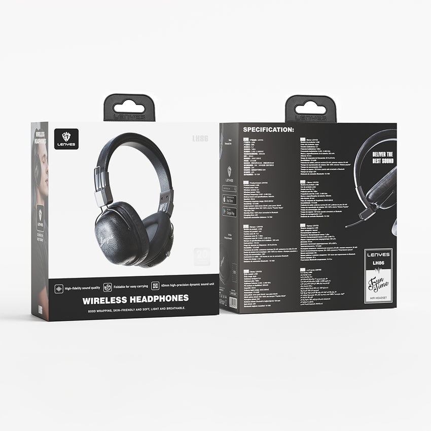 Lenyes LH86 | Hi-Fi Kulak Üstü Bluetooth Kulaklık v5.4