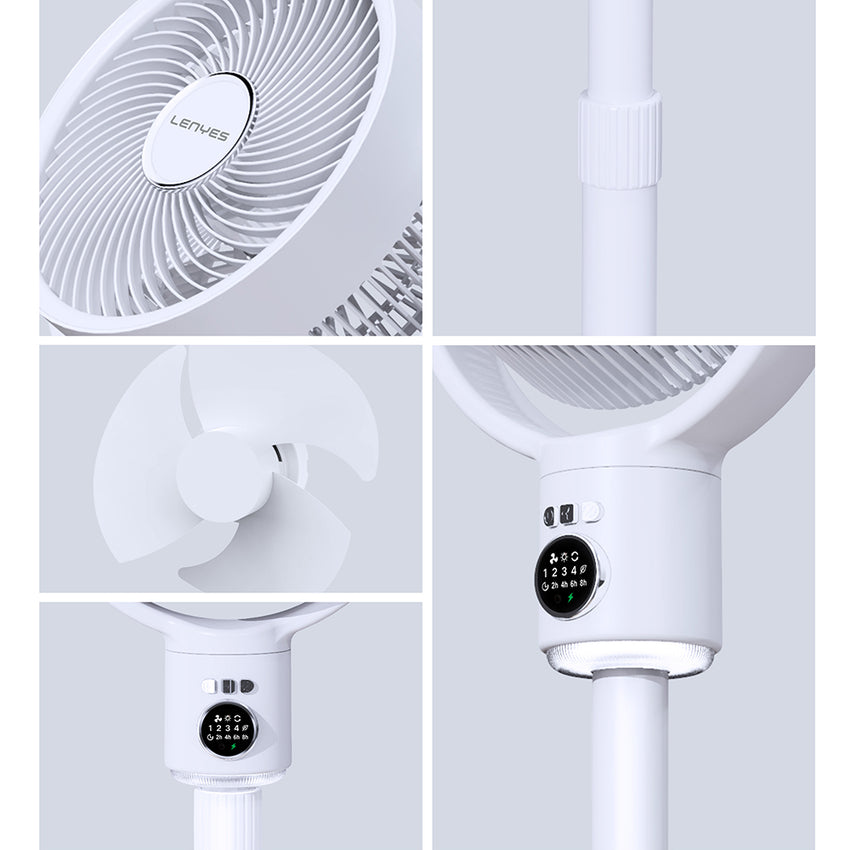 Lenyes LHF10 Dijital LED Göstergeli Uzaktan Kumandalı 10 inç Fan