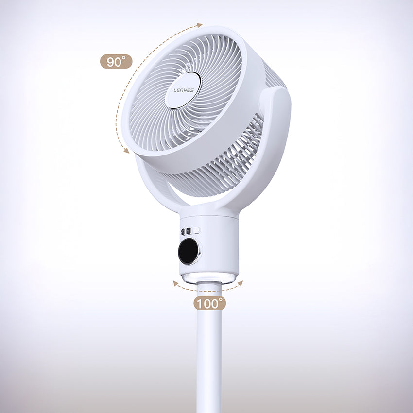 Lenyes LHF10 Dijital LED Göstergeli Uzaktan Kumandalı 10 inç Fan