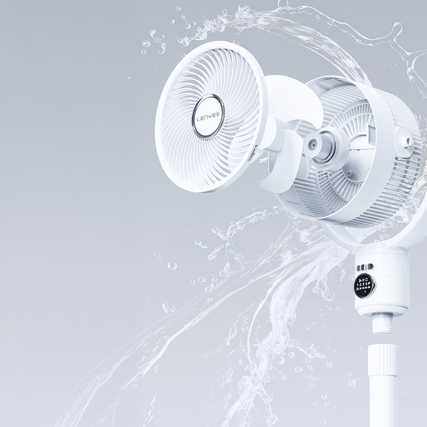 Lenyes LHF10 Dijital LED Göstergeli Uzaktan Kumandalı 10 inç Fan