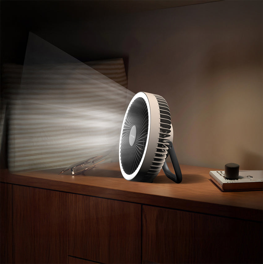 Lenyes LHF11 4 Kademeli LED Işıklı Çok Fonksiyonlu Sessiz Soğutucu Fan | 8000mAh Powerbank Özellikli