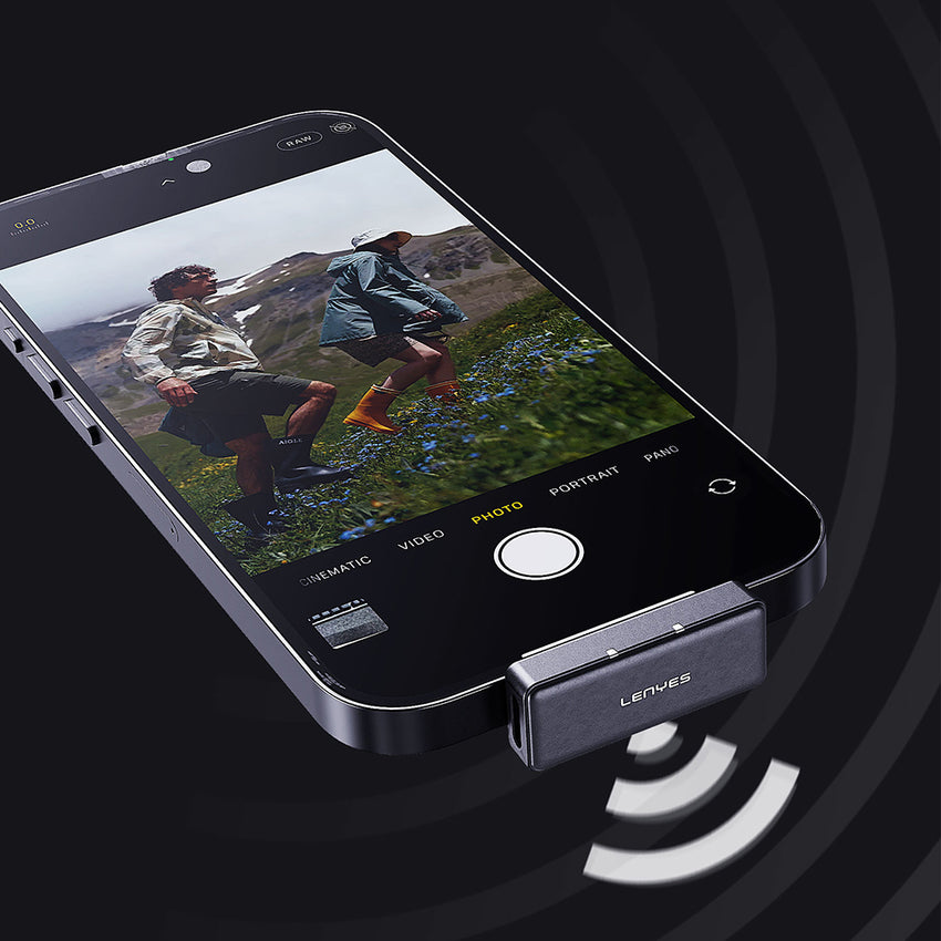 Lenyes LM209 | Lightning Portlu Kablosuz Yaka Mikrofonu 25m Menzil & 5 Saat Kullanım