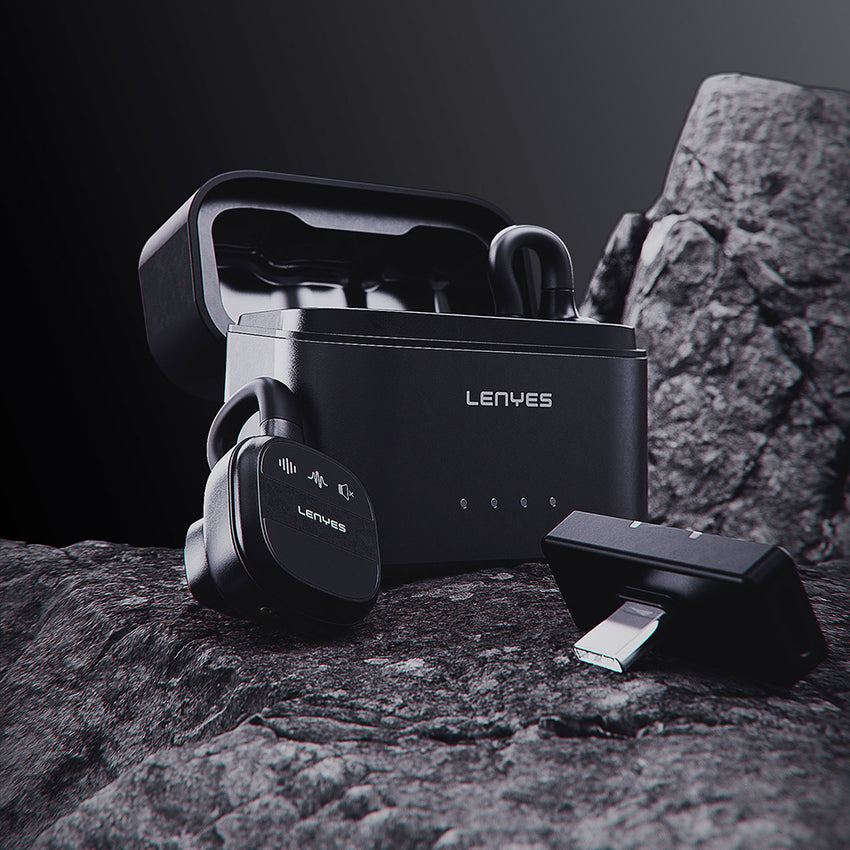 Lenyes LM209 | Lightning Portlu Kablosuz Yaka Mikrofonu 25m Menzil & 5 Saat Kullanım