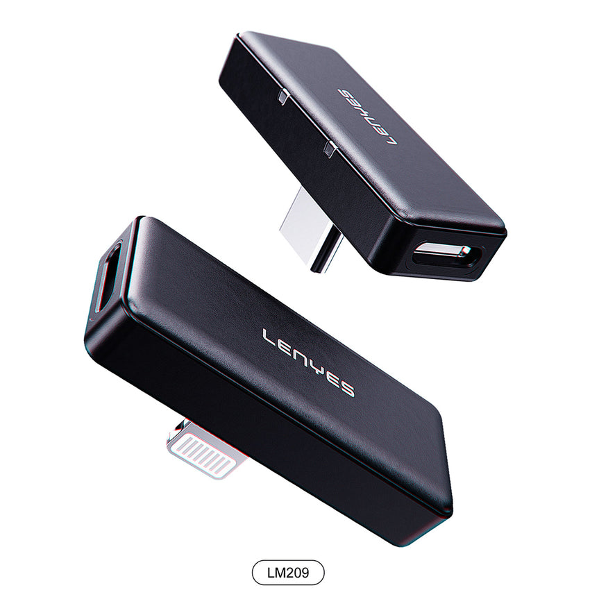 Lenyes LM209 | Lightning Portlu Kablosuz Yaka Mikrofonu 25m Menzil & 5 Saat Kullanım