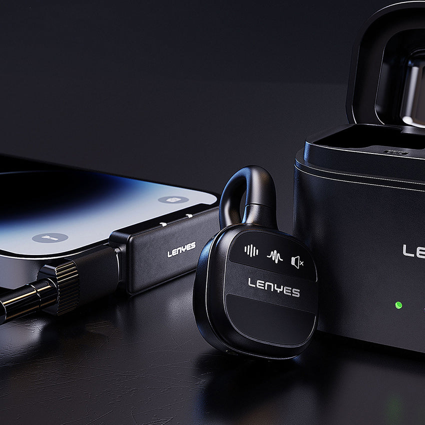 Lenyes LM209 | Type-C Portlu Kablosuz Yaka Mikrofonu