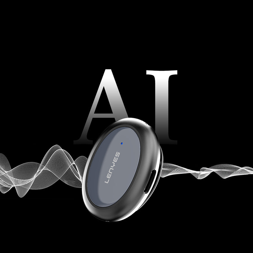 Lenyes LM211-L | Yapay Zeka Destekli Lightning Portlu Kablosuz Yaka Mikrofonu