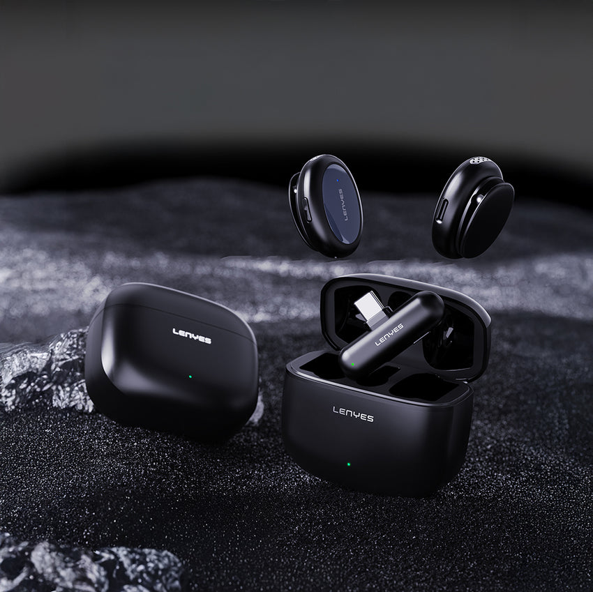 Lenyes LM211-TC | Yapay Zeka Destekli Type-C Portlu Kablosuz Yaka Mikrofonu