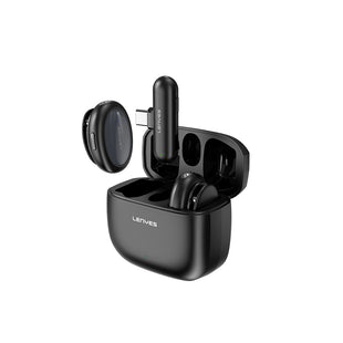 Lenyes LM211-TC | Yapay Zeka Destekli Type-C Portlu Kablosuz Yaka Mikrofonu