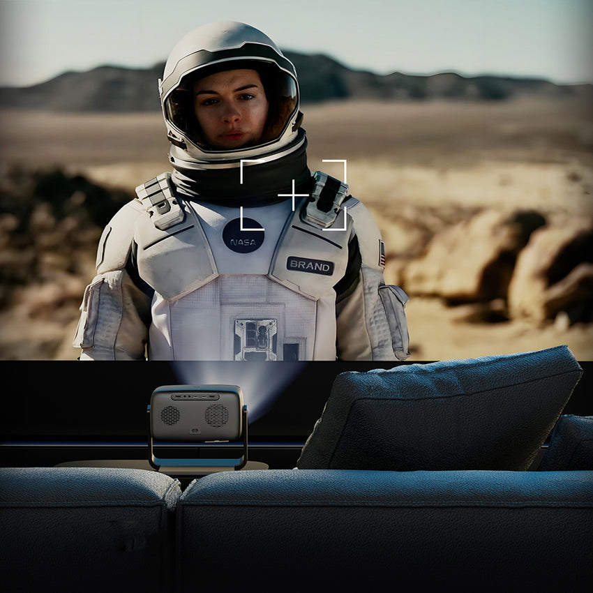 Lenyes LPR02 4.45” LCD 360° Dönebilen Otomatik Netleme Özellikli 600 ANSI Projektör