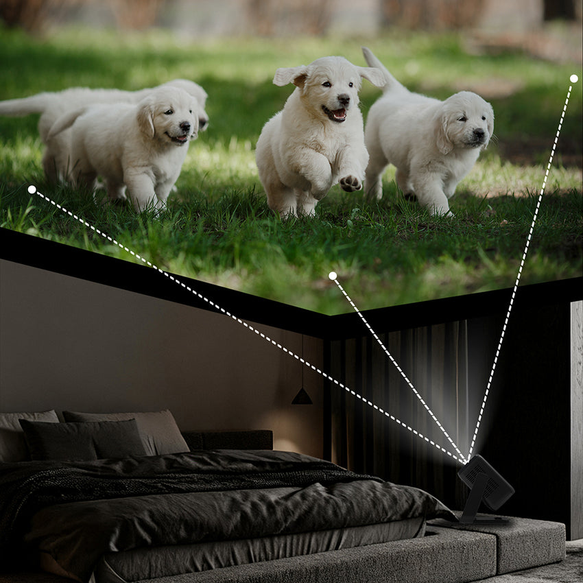 Lenyes LPR03 | 2.69” LCD 200 ANSI Lümen PTZ Projektör Yansıtma Cihazı