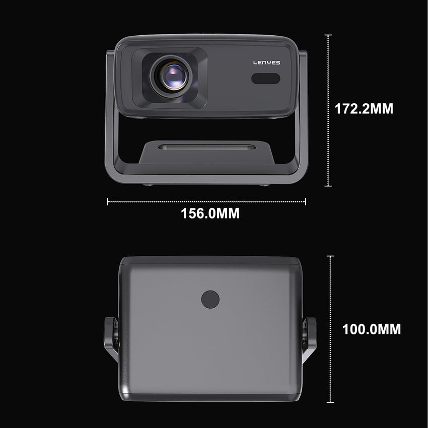 Lenyes LPR03 | 2.69” LCD 200 ANSI Lümen PTZ Projektör Yansıtma Cihazı