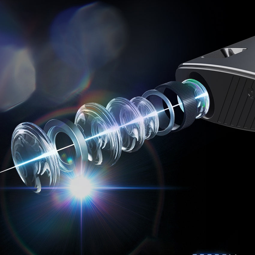 Lenyes LPR04 Pro 2” LCD 100 ANSI Lümen Taşınabilir Projektör Yansıtma Cihazı