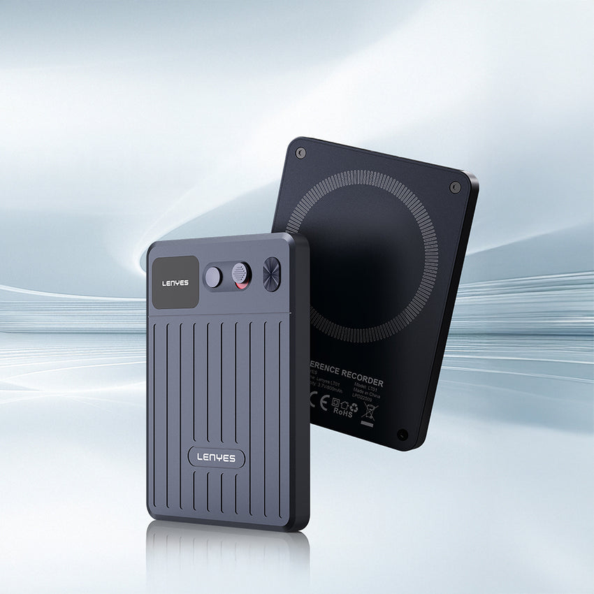 Lenyes LT01 | Yapay Zeka Destekli Canlı Çeviri Özellikli Magnetik Ses Kayıt Cihazı