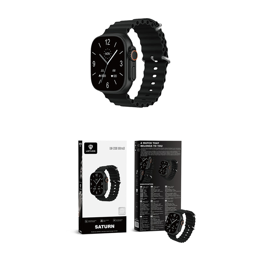 Lenyes LW-238 Ultra3 Saturn Serisi | iOS & Android Uyumlu Akıllı Saat