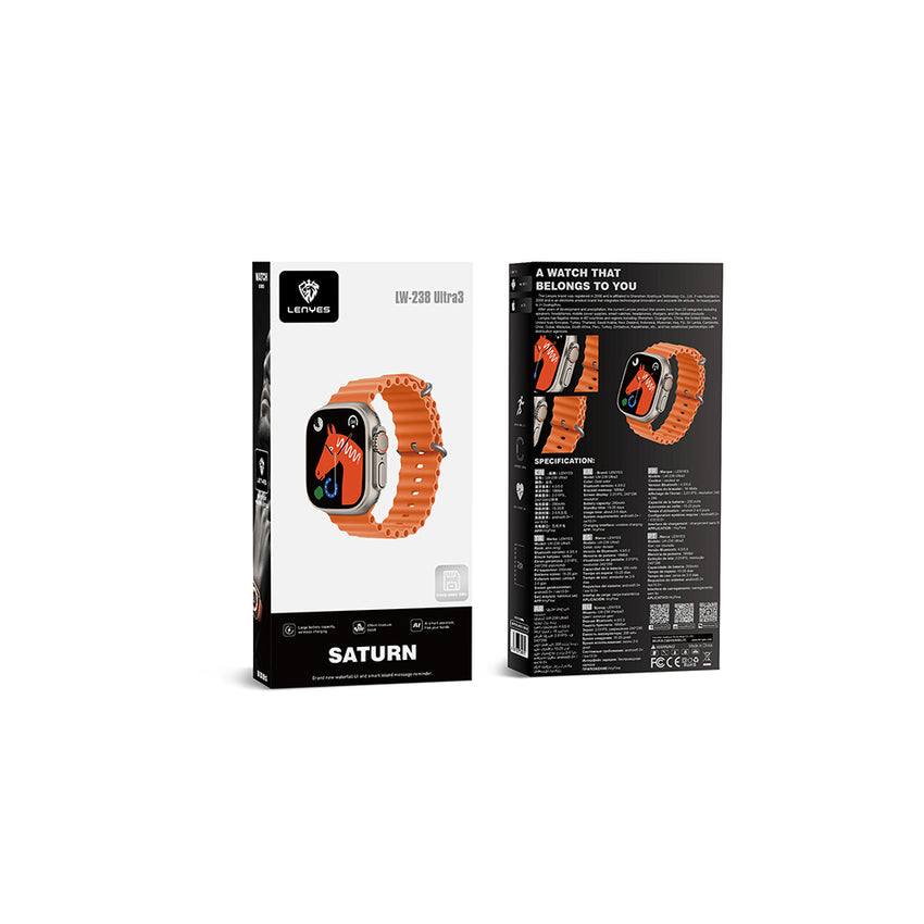Lenyes LW-238 Ultra3 Saturn Serisi | iOS & Android Uyumlu Akıllı Saat