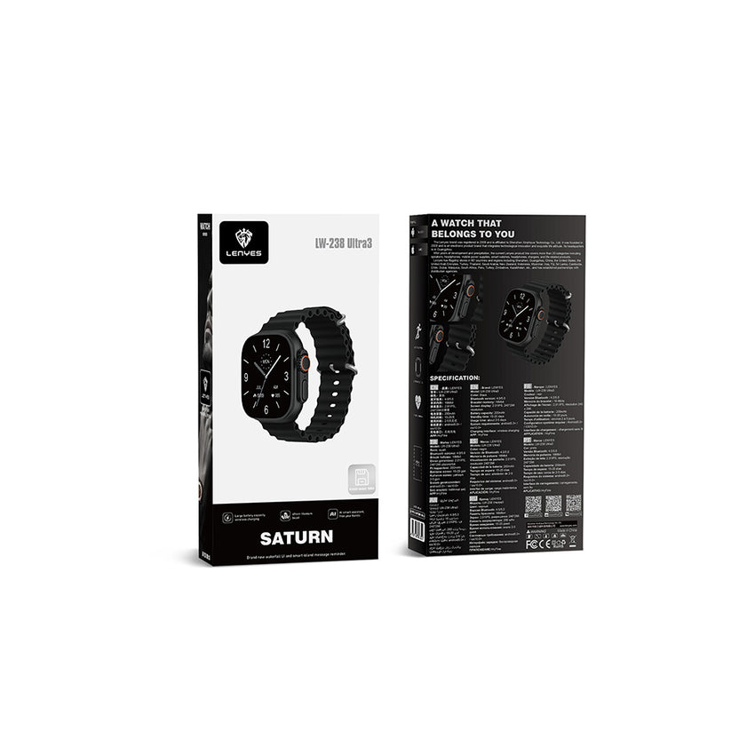 Lenyes LW-238 Ultra3 Saturn Serisi | iOS & Android Uyumlu Akıllı Saat