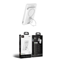 Lenyes PW0006D | PD 20W Hızlı Şarj Kartlıklı Standlı Wireless Powerbank 15W 5000mAh