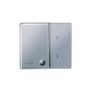 Lenyes PW037D | Ultra İnce 15W MagSafe Uyumlu Powerbank 5000mAh | LED Ekranlı
