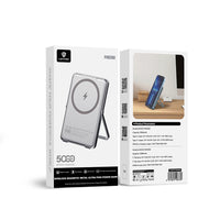 Lenyes PW038D | 20W Ultra İnce Standlı Wireless Powerbank 15W 5000mAh